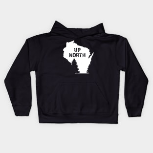 Wisconsin Home Up North Kids Hoodie